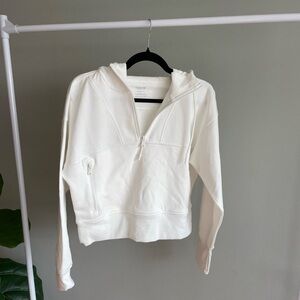 Old Navy Dynamic Fleece White Hoodie Size Small